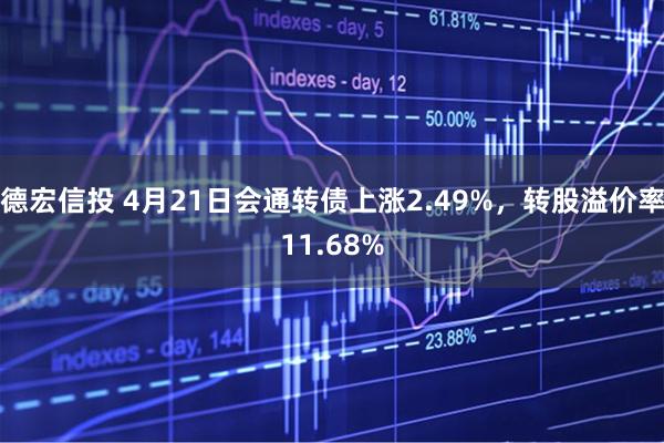 德宏信投 4月21日会通转债上涨2.49%，转股溢价率11.68%